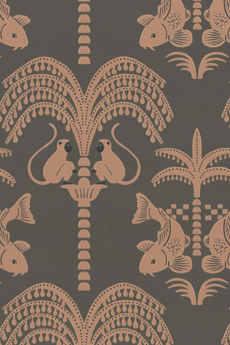 Majvillan Tapete Sunset Gold - Black Coffee