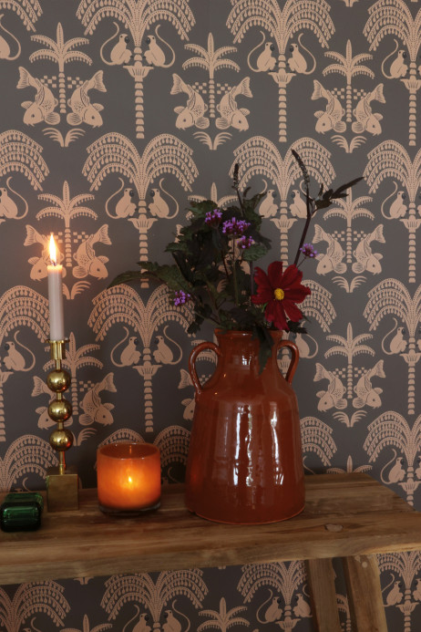 Majvillan Carta da parati Sunset Gold