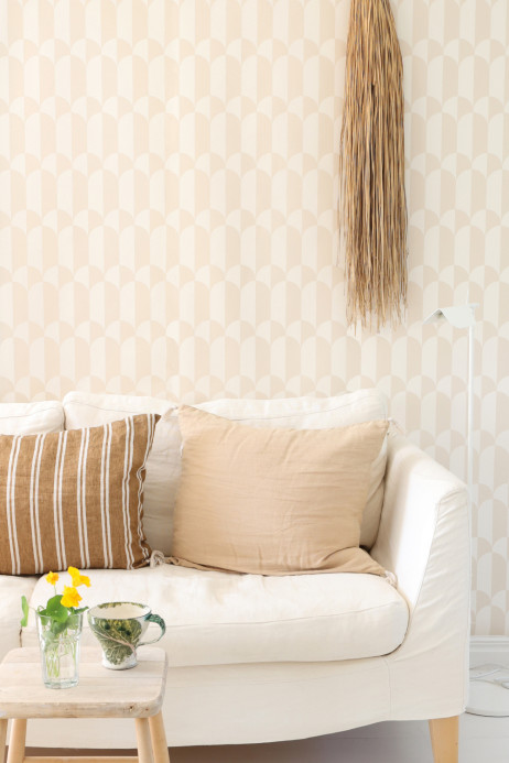 Majvillan Wallpaper Whipped Cream