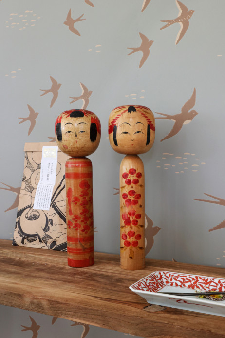 Majvillan Tapete Follow the Wind - Sea Mist Blue