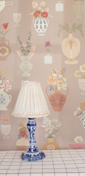 Majvillan Wallpaper Floral Daiquiri