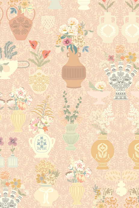 Majvillan Tapete Summer Spritz - Golden Rose