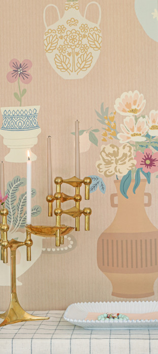 Majvillan Wallpaper Floral Daiquiri XL