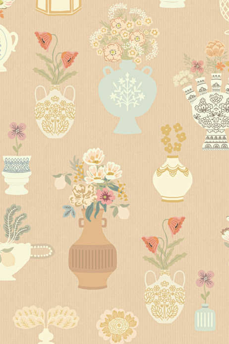 Majvillan Tapete Floral Daiquiri XL - Blush Terra