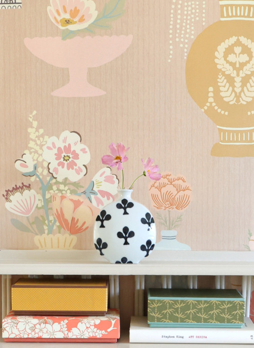 Majvillan Wallpaper Floral Daiquiri XL