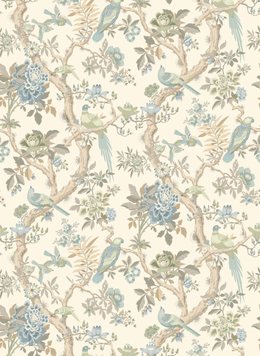 GP & J Baker Carta da parati Eltham - Aqua