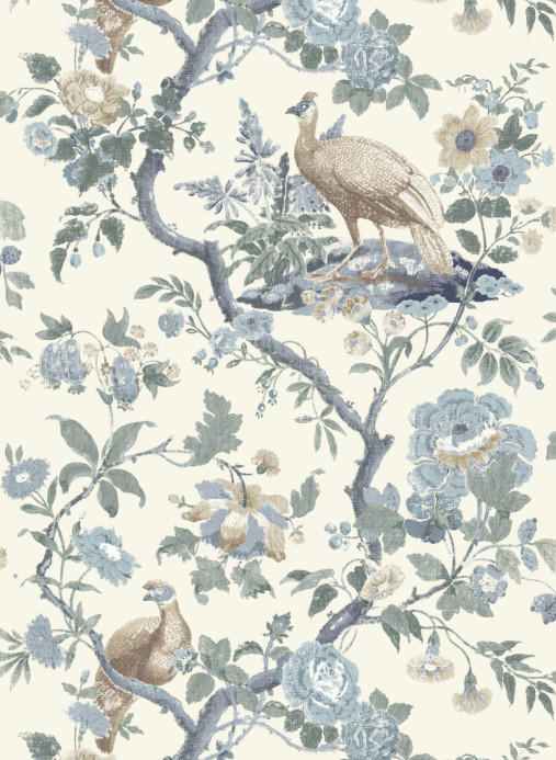 GP & J Baker Tapete Broughton Rose - Blue