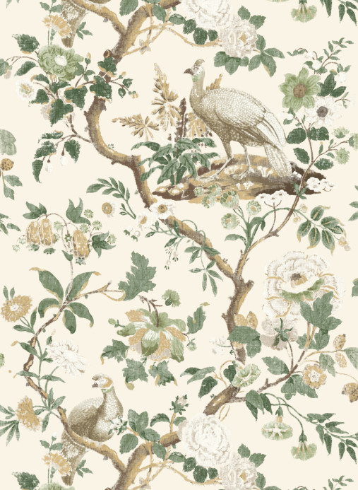 GP & J Baker Tapete Broughton Rose - Green