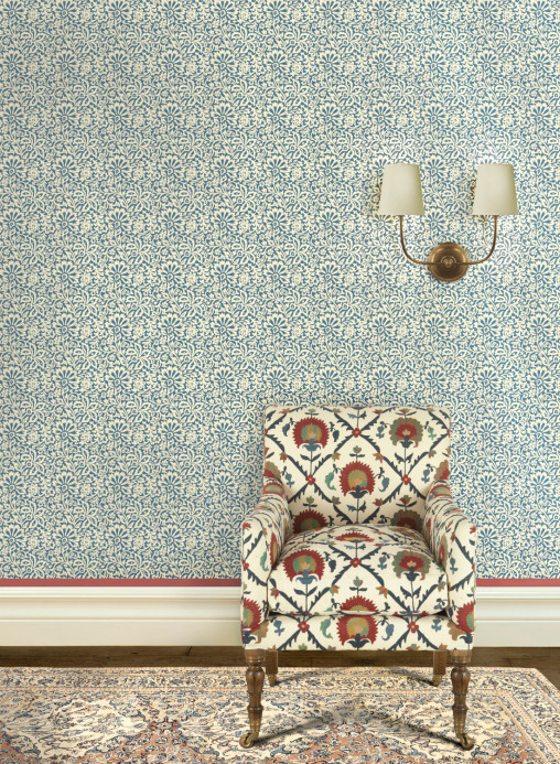 GP & J Baker Tapete Flora - Indigo