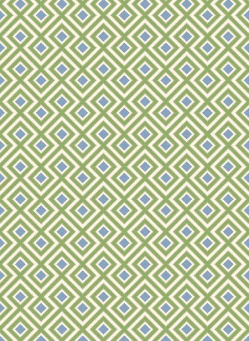 GP & J Baker Tapete La Fiorentina Small - Emerald/ Blue