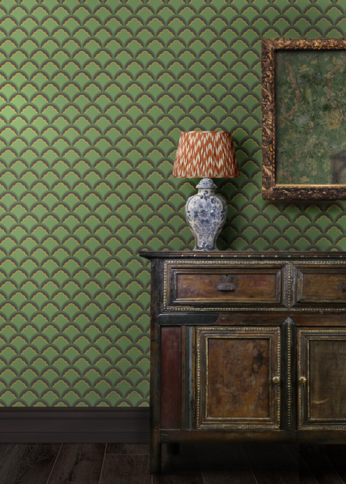 GP & J Baker Tapete Mount Temple Small - Emerald