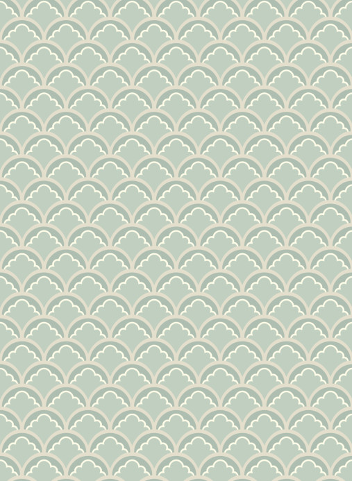 GP & J Baker Tapete Mount Temple Small - Aqua