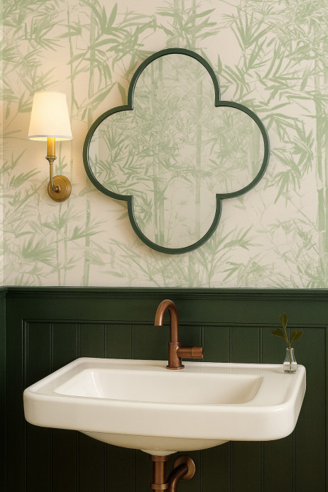 Sian Zeng Wandbild Bamboo Green - All Panels