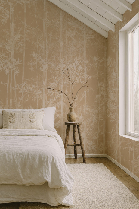 Sian Zeng Wandbild Bamboo Beige - All Panels