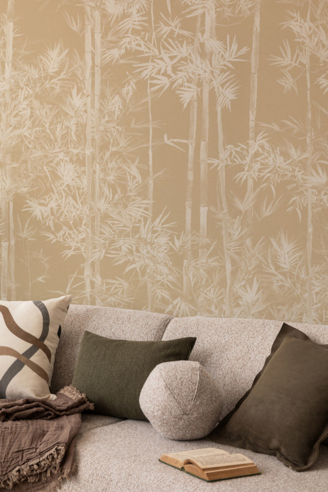 Sian Zeng Wandbild Bamboo Beige - All Panels