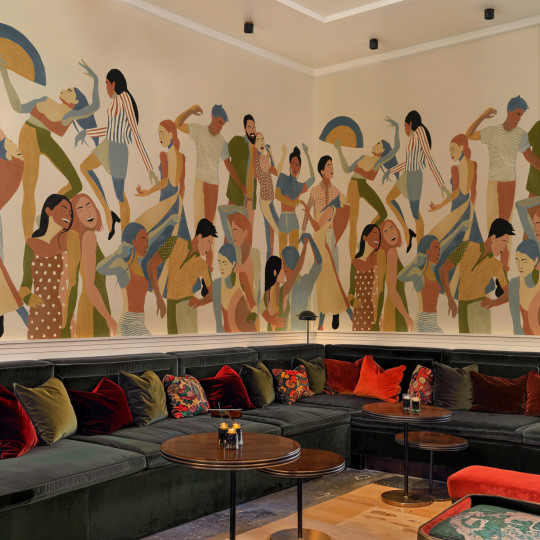 Tres Tintas Carta da parati panoramica Verbena