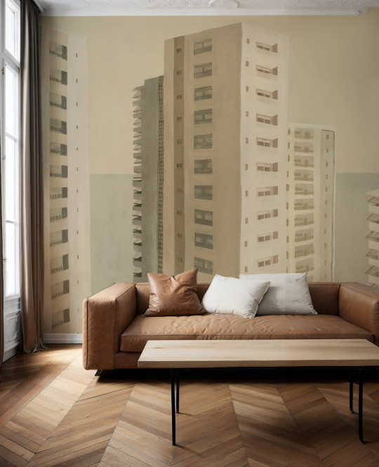 Tres Tintas Wandbild Benidorm - Beige