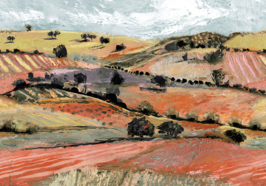 Tres Tintas Wandbild Quijote - Red