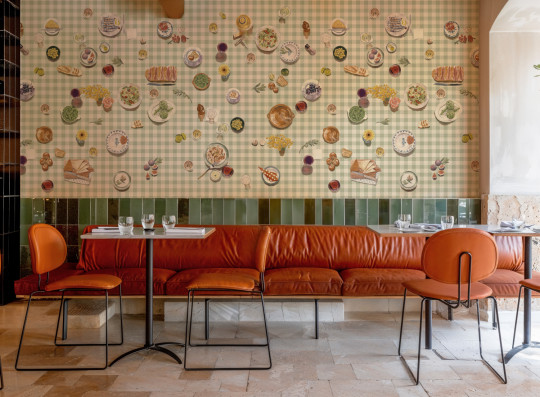 Tres Tintas Wandbild Tapeo - Vichy