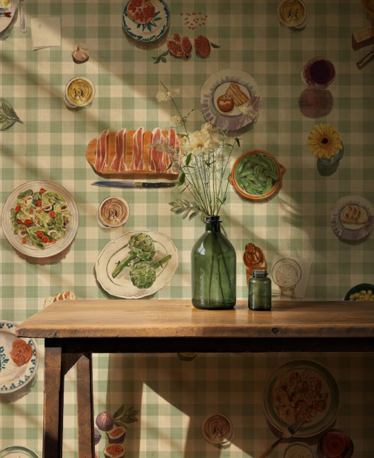 Tres Tintas Wandbild Tapeo - Vichy