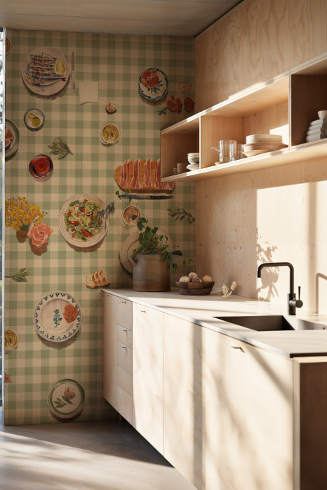 Tres Tintas Wandbild Tapeo - Vichy