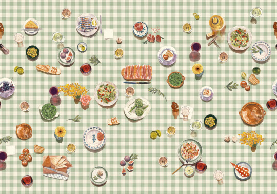 Tres Tintas Wandbild Tapeo - Vichy