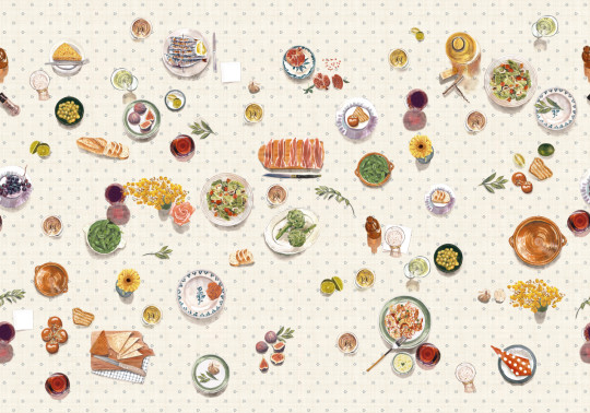 Tres Tintas Wandbild Tapeo - Dots