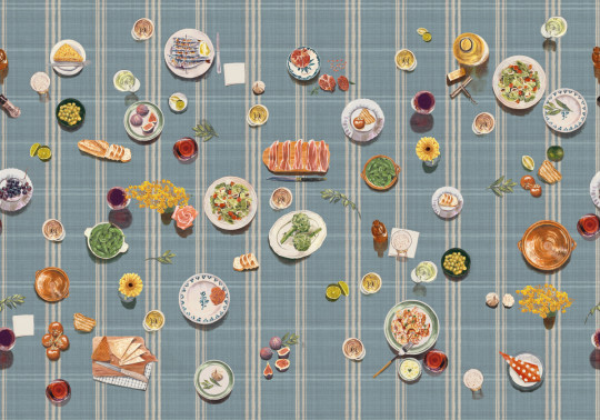 Tres Tintas Wandbild Tapeo - Stripes