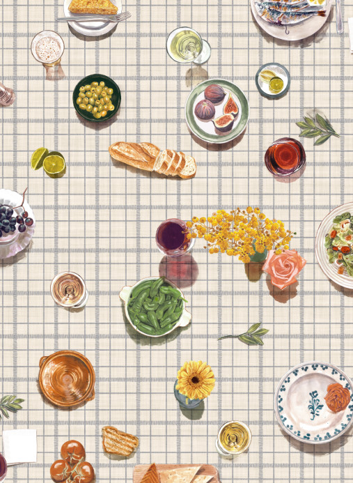 Tres Tintas Wandbild Tapeo - Squares