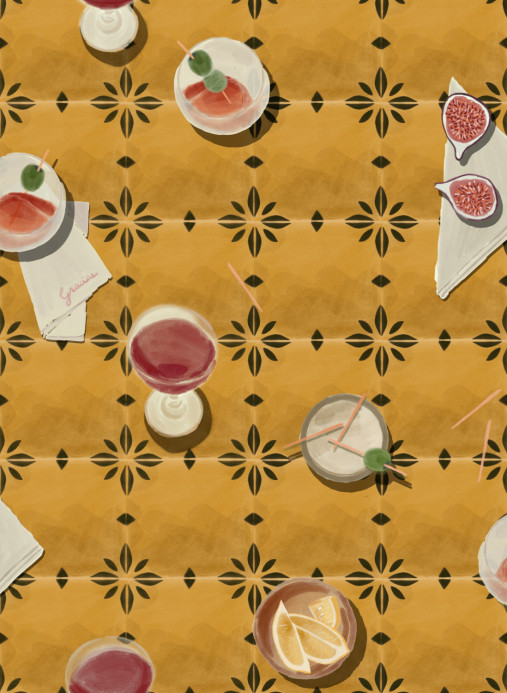 Tres Tintas Tapete Vermut - Yellow