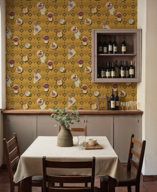 Tres Tintas Carta da parati Vermut