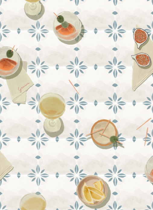 Tres Tintas Tapete Vermut - White