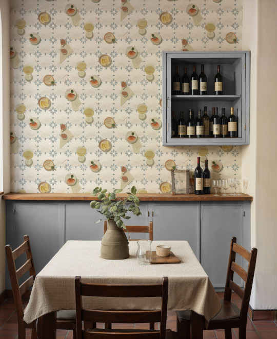 Tres Tintas Carta da parati Vermut