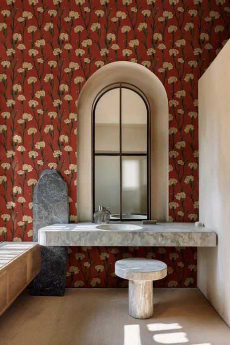 Tres Tintas Carta da parati Clavelitos