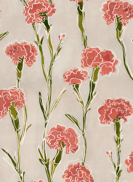 Tres Tintas Tapete Clavelitos - Neutral