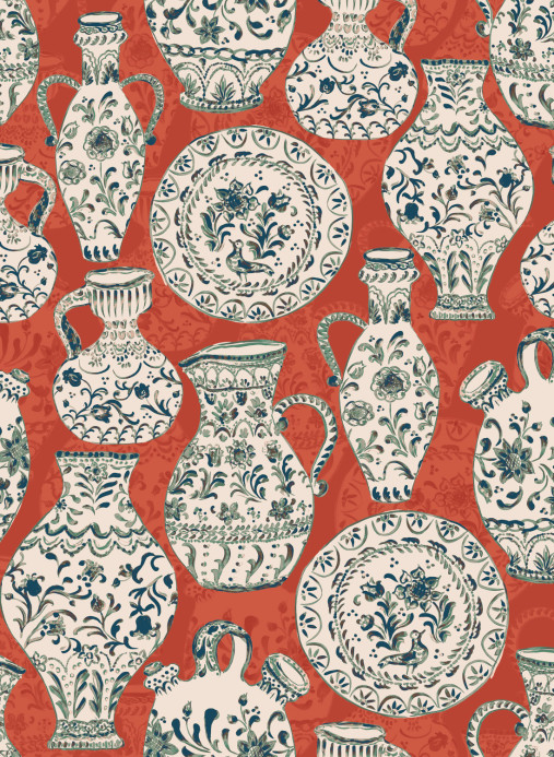 Tres Tintas Tapete Fajalauzas - Red