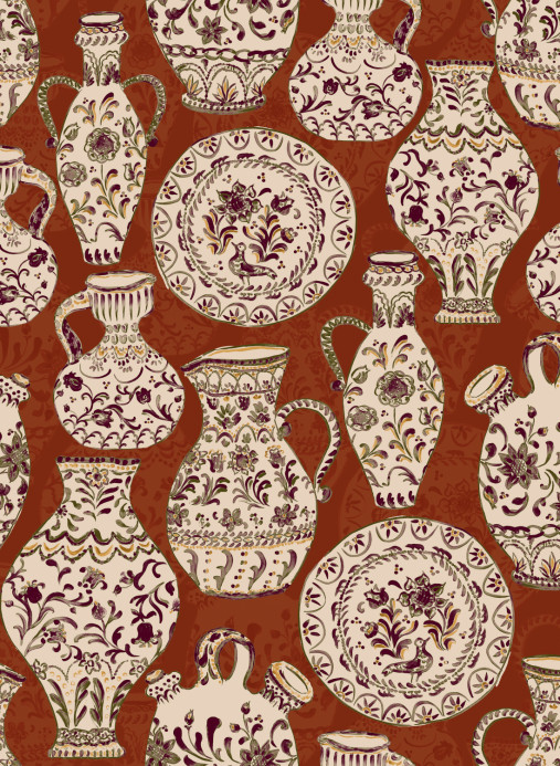 Tres Tintas Tapete Fajalauzas - Garnet