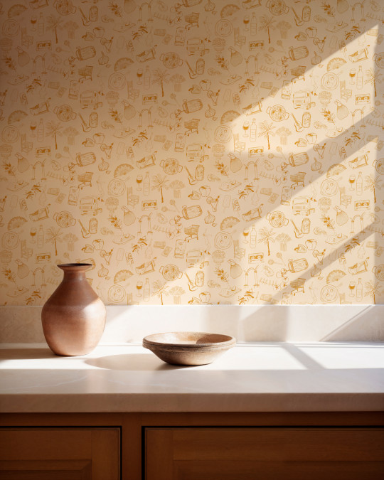 Tres Tintas Tapete Souvenirs - Yellow