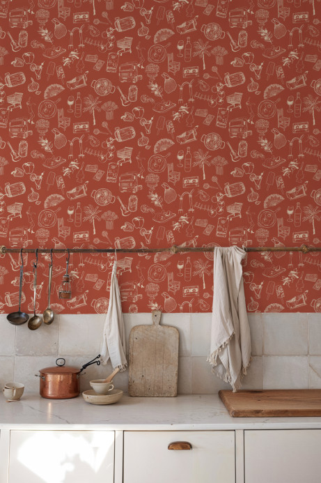 Tres Tintas Tapete Souvenirs - Red