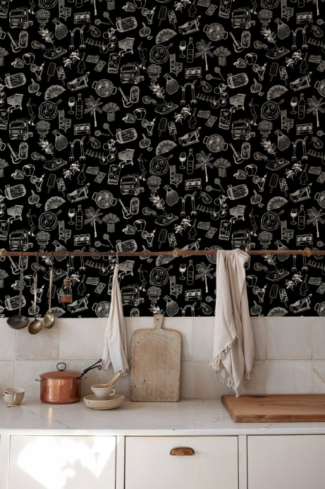 Tres Tintas Tapete Souvenirs - Black