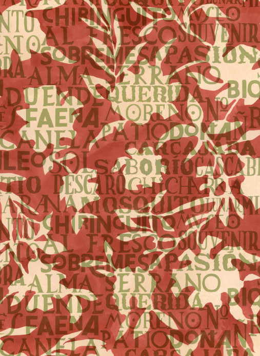 Tres Tintas Tapete Jaleo - Red