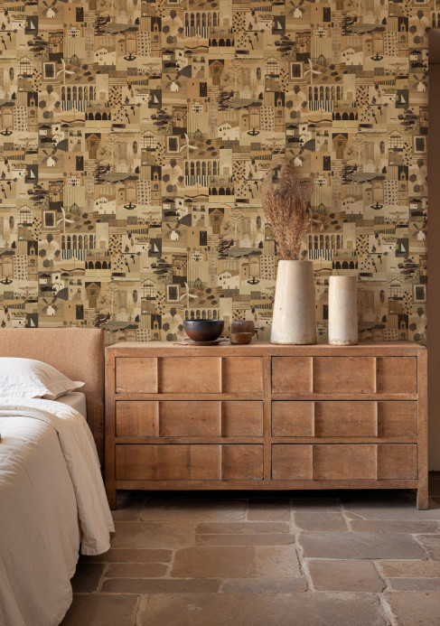 Tres Tintas Tapete Postal - Beige