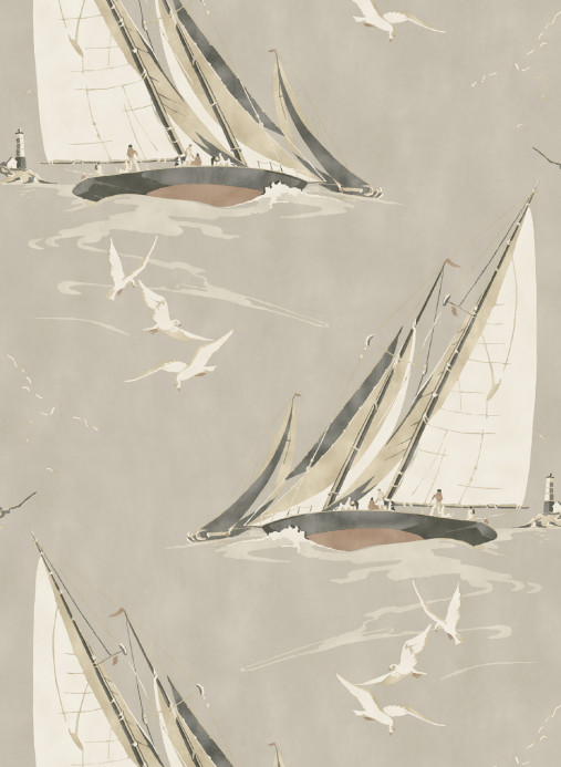 Mulberry Home Tapete Round the Island - Antique