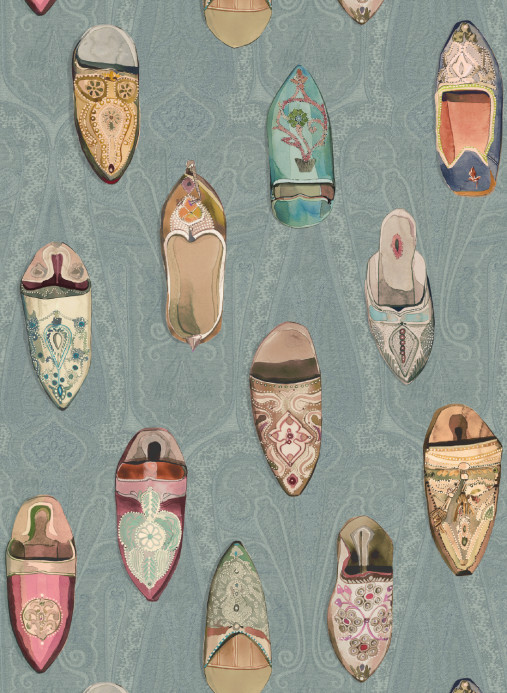 Mulberry Home Tapete Babouches - Teal