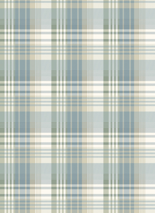 Mulberry Home Tapete Mulberry Ancient Tartan - Aqua