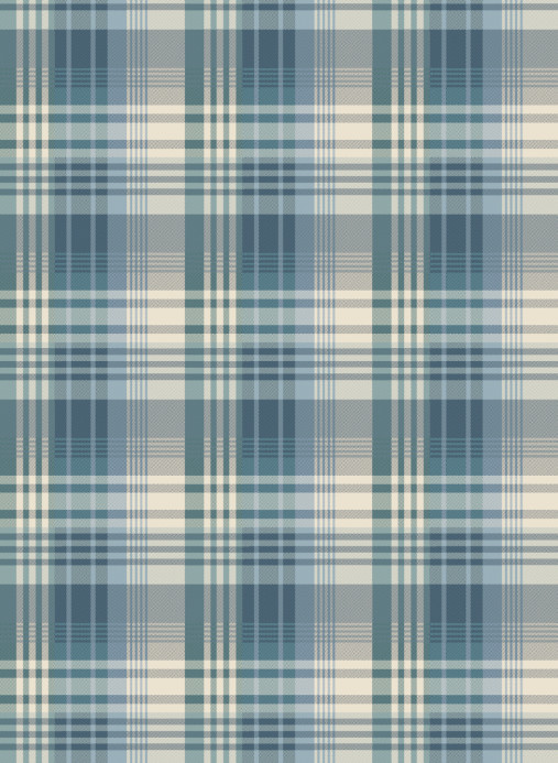 Mulberry Home Tapete Mulberry Ancient Tartan - Teal