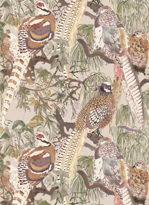 Mulberry Home Tapete Game Birds - Antique