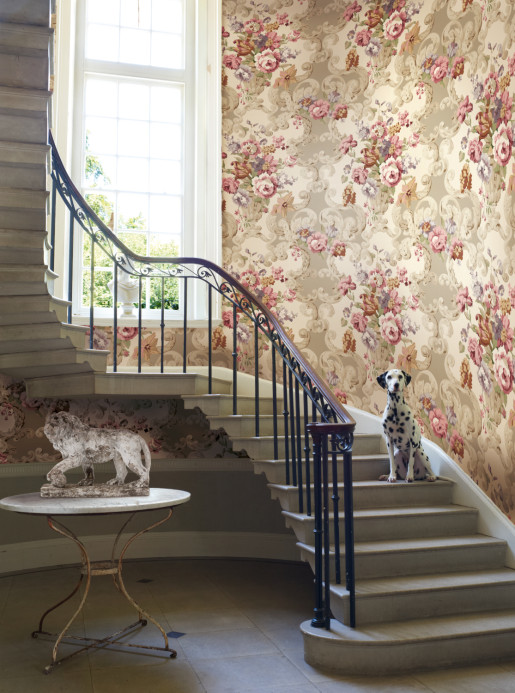 Mulberry Home Wallpaper Floral Rococo