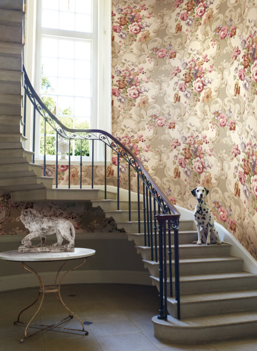 Mulberry Home Wallpaper Floral Rococo