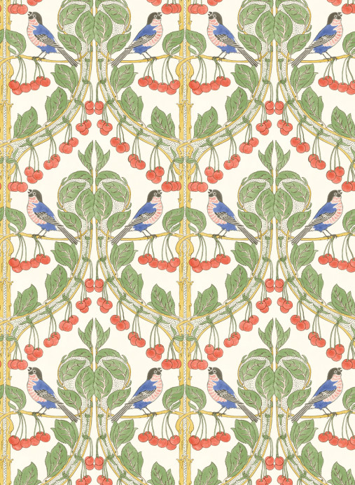 GP & J Baker Tapete Birds & Cherries - Multi